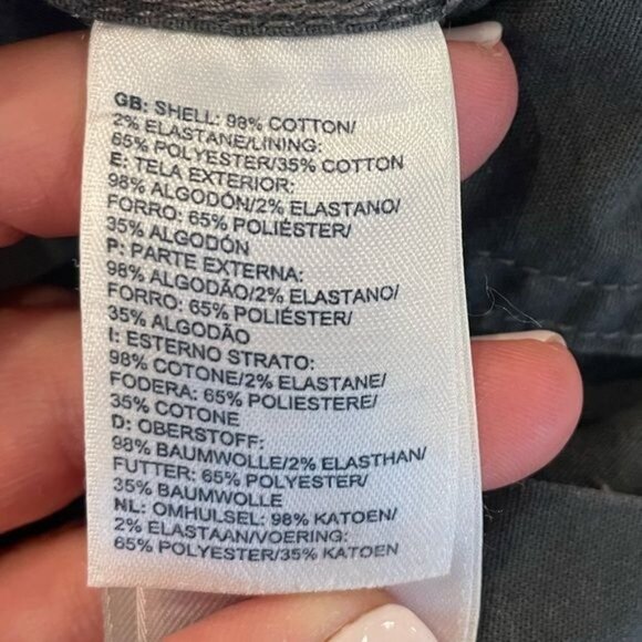 The North Face Womens Field Pants Roll Tab Straight Leg Gray/Olive Green Size 12 - Picture 7 of 10